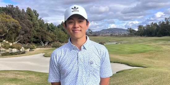 San Diego Amateur leader Kento Yamawaki (AmateurGolf.com photo)
