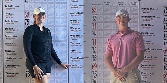 Luke Haskew and Reagan Zibilski lead at Desert Mountain
