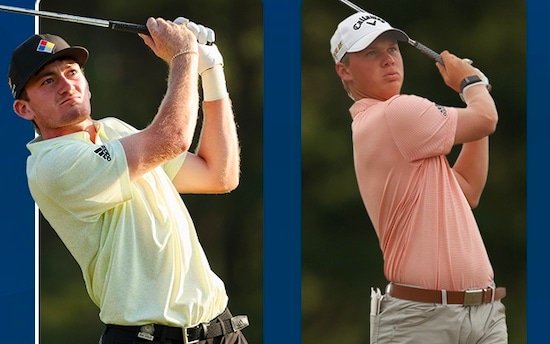 Nick Dunlap and Caleb Surratt (USGA photos)