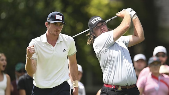 Nick Dunlap and Neal Shipley will play for the U.S. Amateur title (USGA Photo)