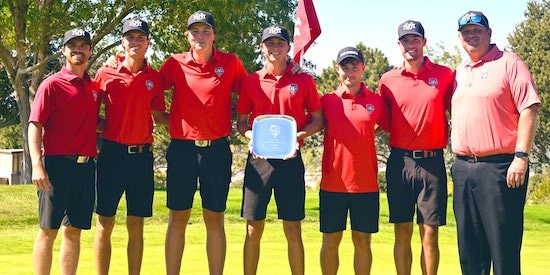 New Mexico Men's Golf Team (New Mexico Athletics Photo)
