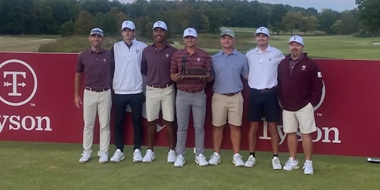 Texas A&M won the Men's title (Texas A&M Athletics Photo)