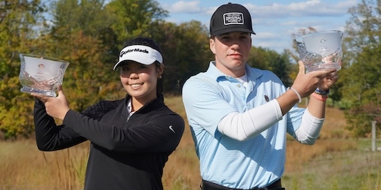 Jasmine Koo and Wheaton Ennis (AJGA Photo)