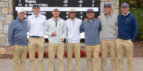 Virginia Men's Golf Team (Virginia Athletics Photo)