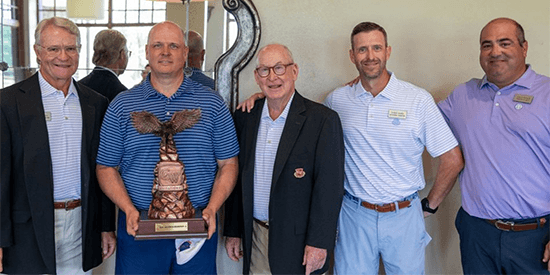 Shane Heise with the CWI Tournament Committee (CWI photo)