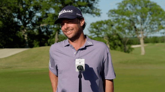 Spencer Levin after his 2023 Korn Ferry Tour victory (PGA Tour)