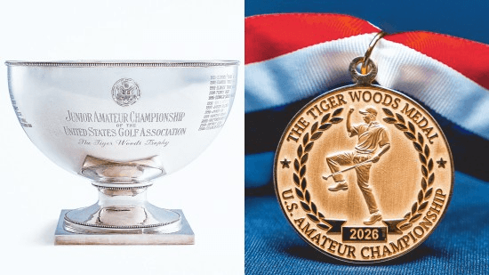 Tiger Woods Trophy and Tiger Woods Medal