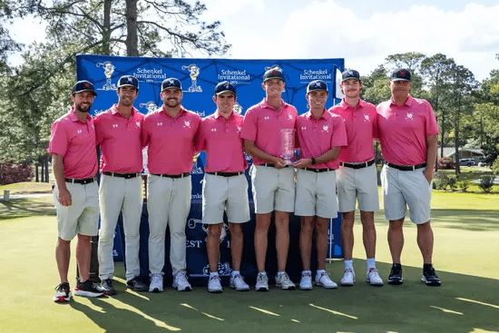 Utah men's golf team (Utes photo)