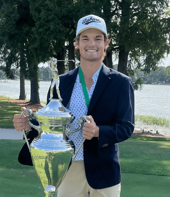Jake Albert will be the last name on the Eastern Amateur trophy