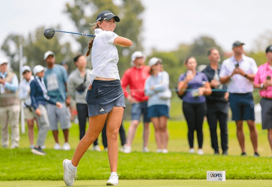 Asterisk Talley made history on Saturday (Kathryn Riley, USGA)