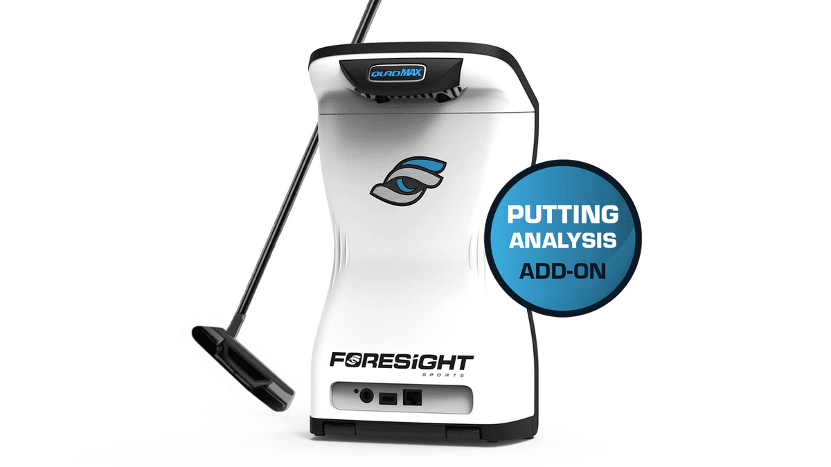 Foresight QuadMAX with Essential Putting Analysis and putter