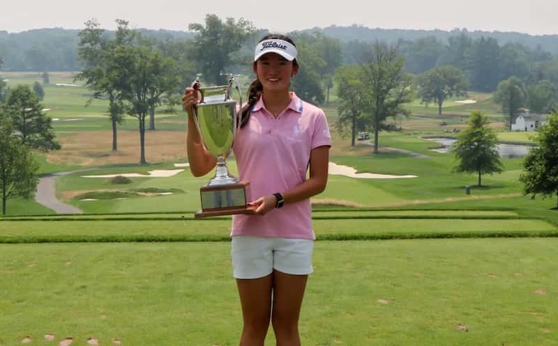 Ysabel Liu at Essex Fells CC (NJGolf.org photo)