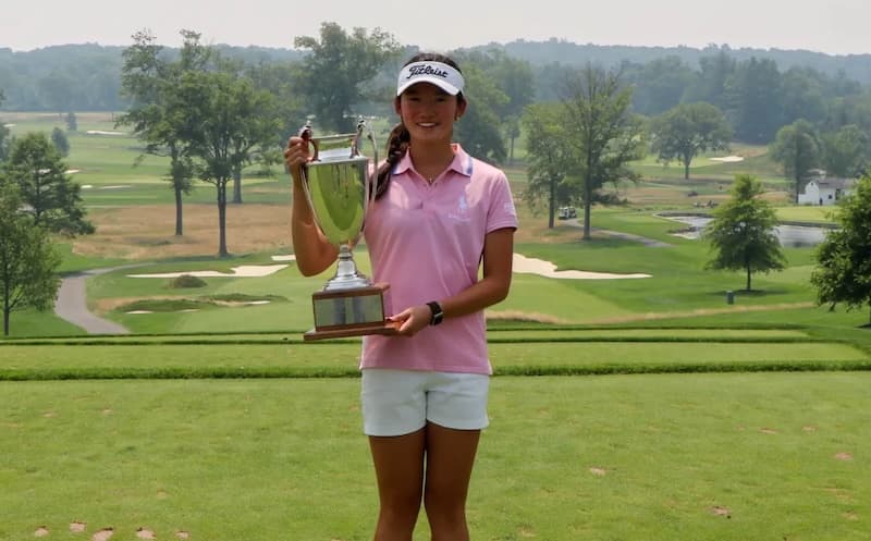 Ysabel Liu at Essex Fells CC (NJGolf.org photo)