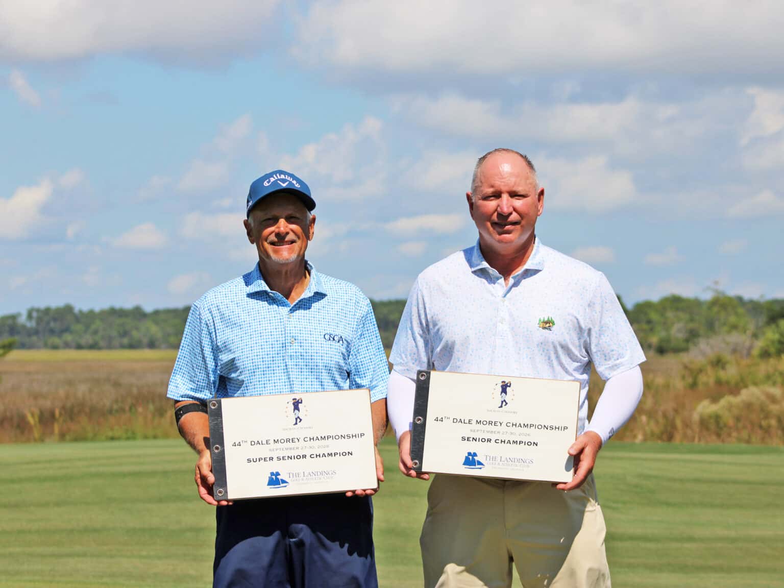 Doug Hanzel (Super Senior division winner), and Jeff Frazier (Senior Division winner)