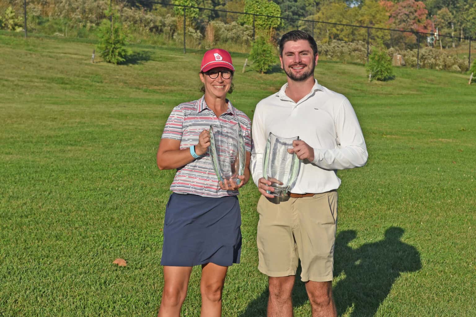 Net Division winners: Rose Zantek and Joe Rueter