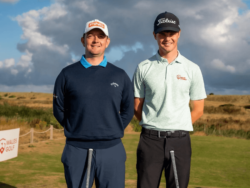 L-R - Thomas Williams and Caolan Burford