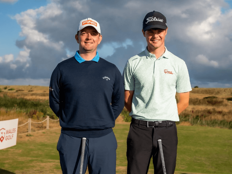 L-R - Thomas Williams and Caolan Burford
