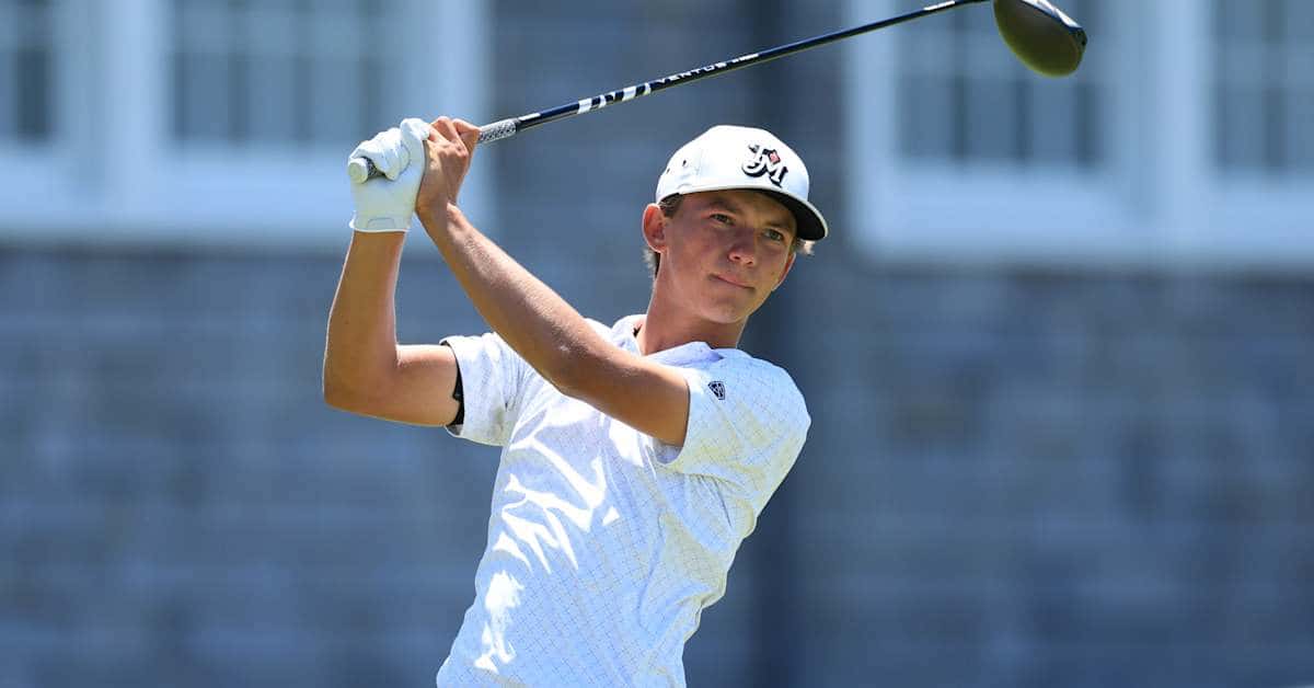 Miles Russell, 17, made the cut on the number at Port Royal and finished T-64 at the Butterfield Bermuda Championship.