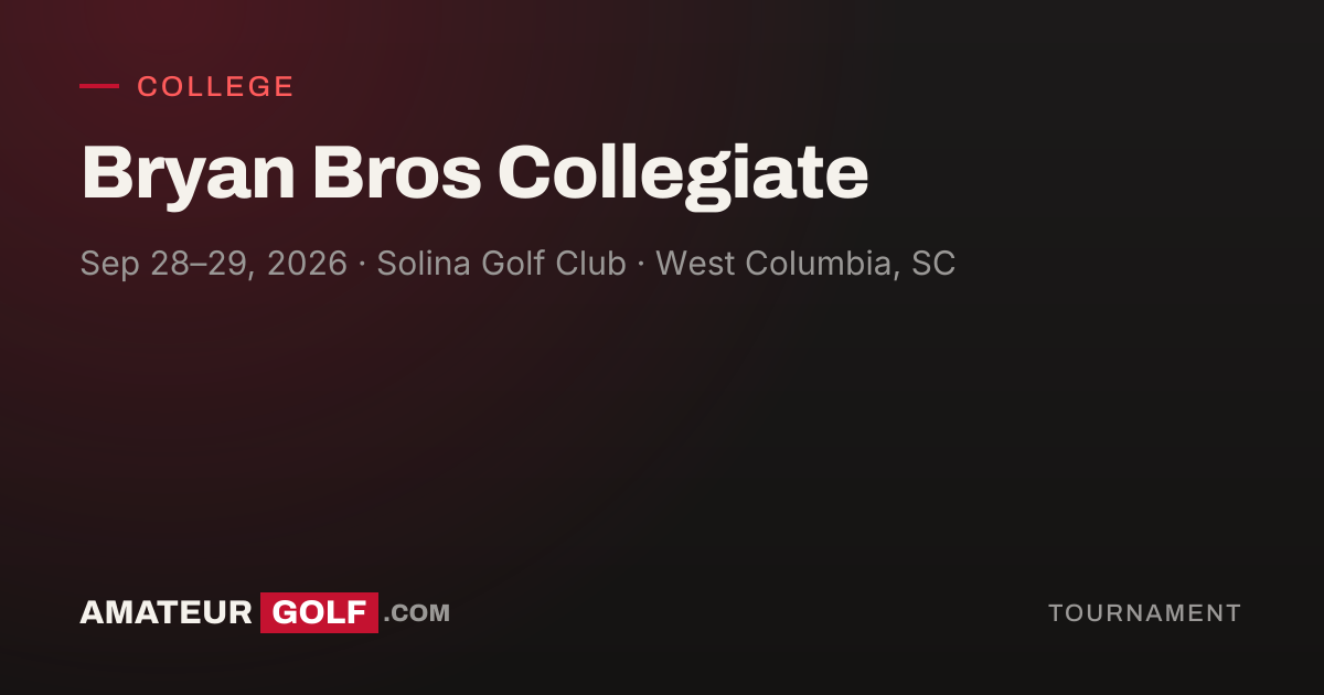 AmateurGolf.com tournament