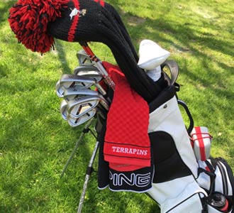 Ping clubs fill out the bag of Alan 
Alsheimer Jr.