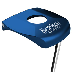 The innovative design lets the 
AccuLock ACE putter remain squarely on the 
target line.