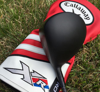 Callaway's driver 
comes with a vintage-inspired leather 
headcover