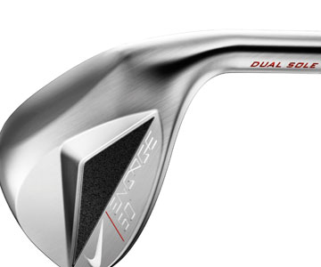 A 
close up of Nike's new Dual Sole Engage 
wedge