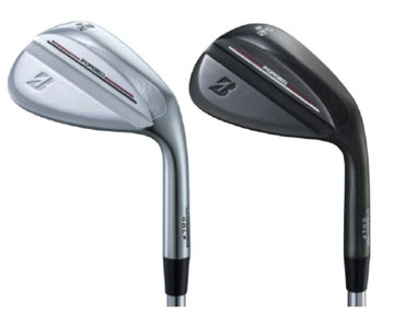 Bridgestone's J15 wedges are 
available in two 
finishes - satin and black oxide