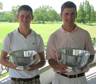 Wesley Graham (left) and Chappell Brown