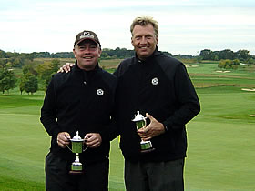 Jamie Hogan (left) and Chris Beto