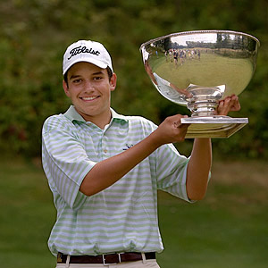 Pictured after winning 2007 U.S. Junior