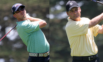 Geoff Gonzalez (left) and Jeff Wilson (right)<br>will battle for the California State Amateur title Saturday.