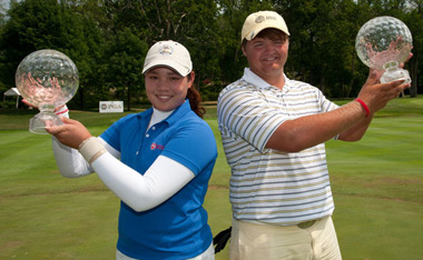 Ariya Jutanugarn and Cody Proveaux<br>2011 PGA Junior Champions