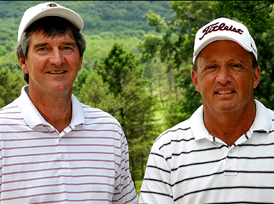 Marlin Detweiller of Lancaster Country Club (left)<br>Mark Leaman of Honeybrook Golf Club