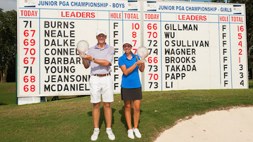PGA Junior: Kristen Gillman, Sam Burns victorious in Texas