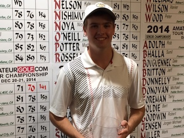 AGC Tour Player-of-the-Year Tanner Hughes