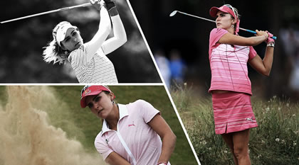 Lexi Thompson is Puma's key ambassador on the LPGA Tour <br>photo collage courtesy Cobra Puma Golf