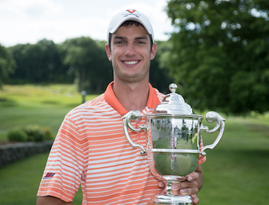 2015 Massachusetts Amateur champion Nick<br>McLaughlin of New Castle, N.H. (MGA photo)