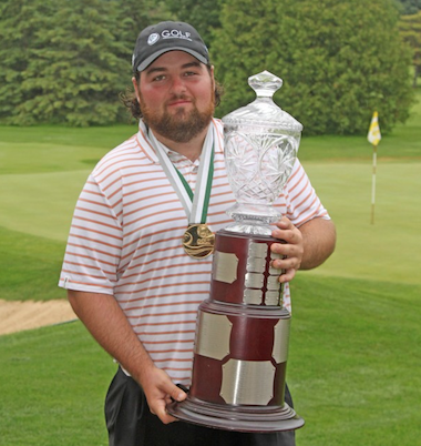 2015 Ontario Amateur winner Elliott Whitley (GAO photo)