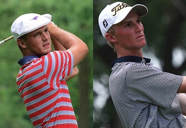 Bryson DeChambeau (left) and Will Zalatoris (Golfweek photos)