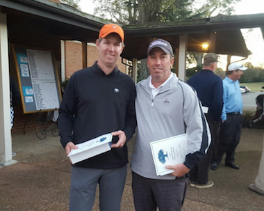 The winning duo of Jay and Steve Serrao<Br>(Photo courtesy of Willow Oaks C.C.)