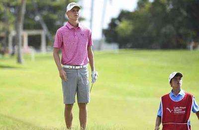Latin American Amateur winner Paul Chaplet will<br>have to get some long pants for the Masters<br>Enrique Berardi/LAAC photo