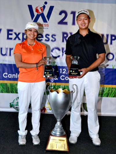 Princess Superal (left) and Jobim Carlos (courtesy Philippine Star