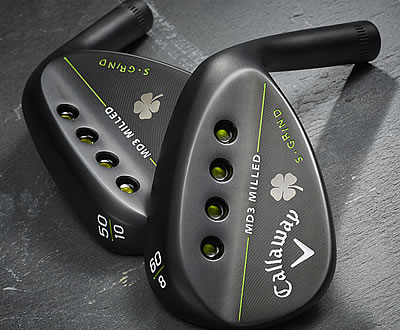 Not just for St. Patrick's Day<br>The Callaway MD3 Milled Lucky Clover Shamrock Wedge