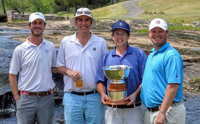 The Country Club of Virginia with Club Championship trophy <br>(Virginia State Golf Association Photo)</br>
