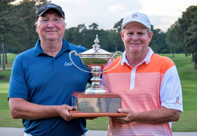 Mike Krulich and Pete DeTemple are Virginia Four-Ball winners <br>(Photo Courtesy of VSGA)</br>