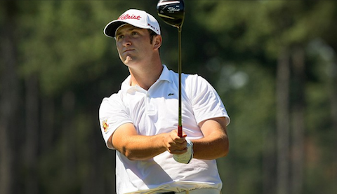 Jon Rahm shoots 64 in first professional round at Quicken Loans National