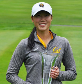 Marianne Li with Washington Women's Amateur trophy <br>(Washington Golf Association Photo)</br>