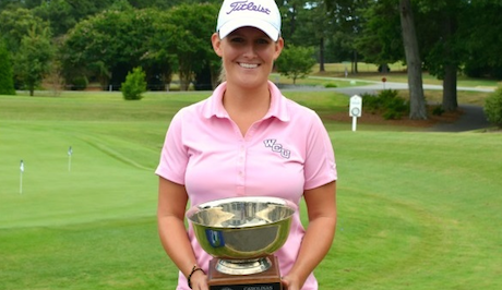Mallory Hetzel after 2014 Carolina Women's Match Play title <br>(Carolinas Golf Association Photo)</br>