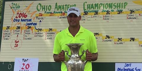 Ohio Amateur winner Ryan Troyer (OGA photo)